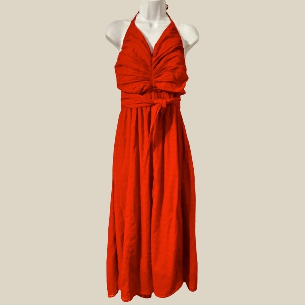 Free people backless lined small dress